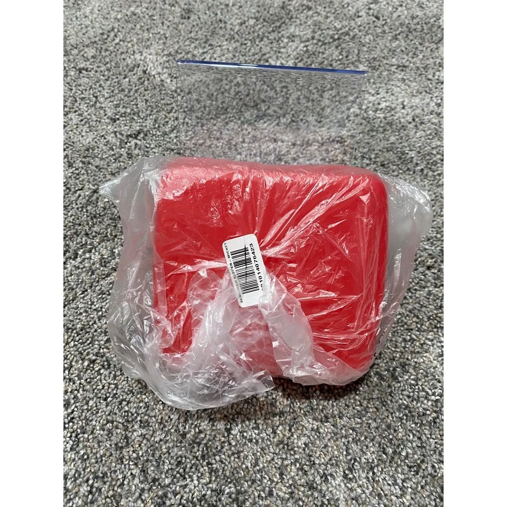 Disney Mickey Mouse Sandwich Container Kids OS Red Like New Plastic Lunch Box